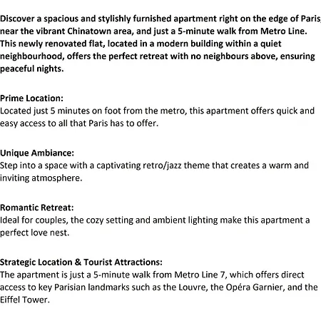 Apartment Stylish 53m2 In Paris - Terrace, Balcony, Free Parking & 5mn From Metro Ivry-sur-Seine